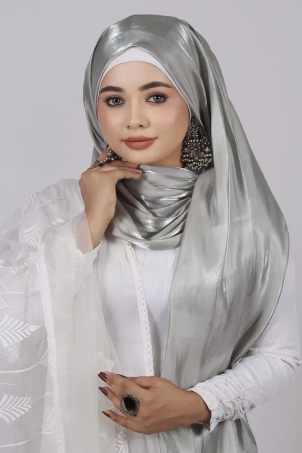 Spring Muse Premium Organza Hijab - Image 2