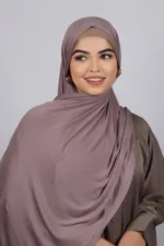 Desert Taupe Classic Jersey Hijab - Image 2