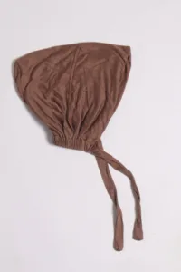 Choco beige Tie back Hijab Cap