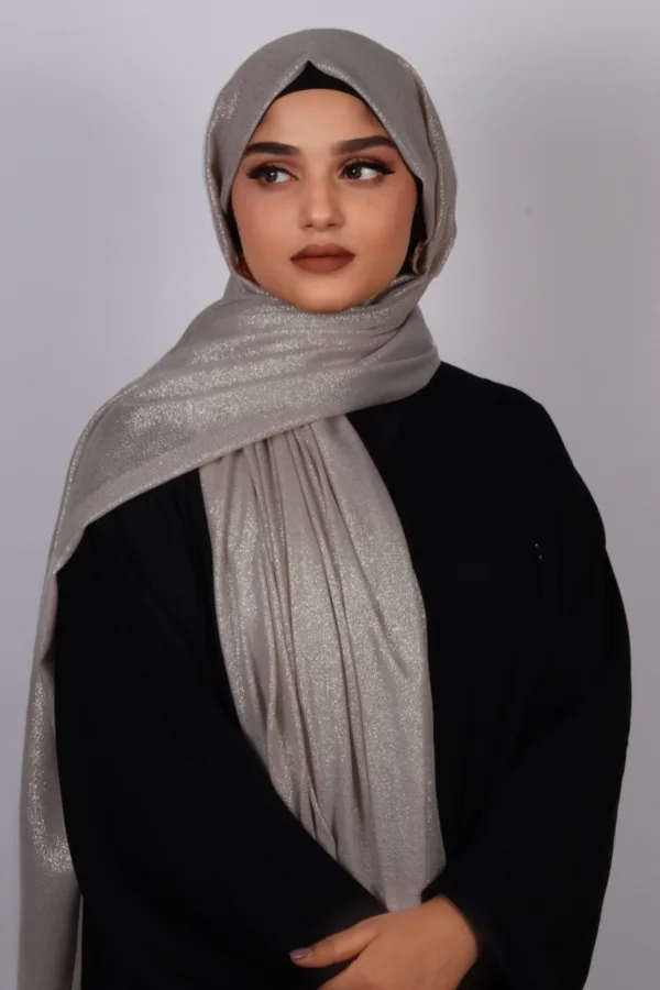 Moonstone Premium Zari Hijab - Image 2