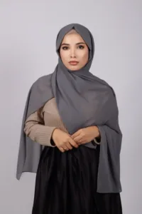 Koala Grey Premium Chiffon Hijab