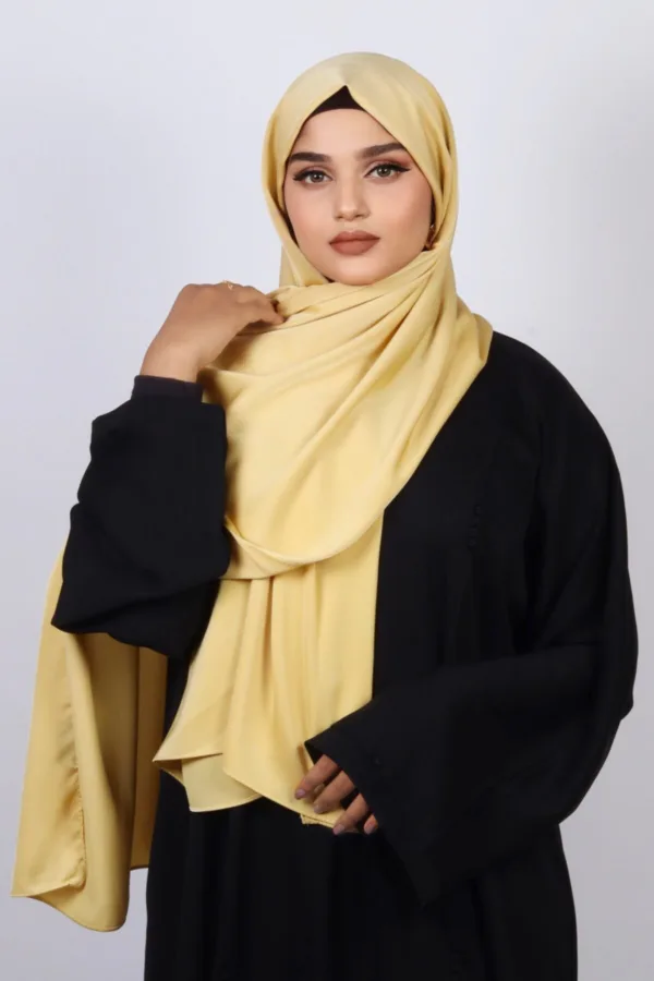 Mysore Gold Medina Silk Hijab - Image 2