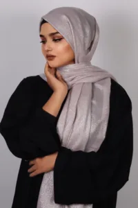 Morganite Premium Zari Hijab