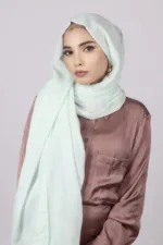 Honeydew Classic Cotton Hijab - Image 2
