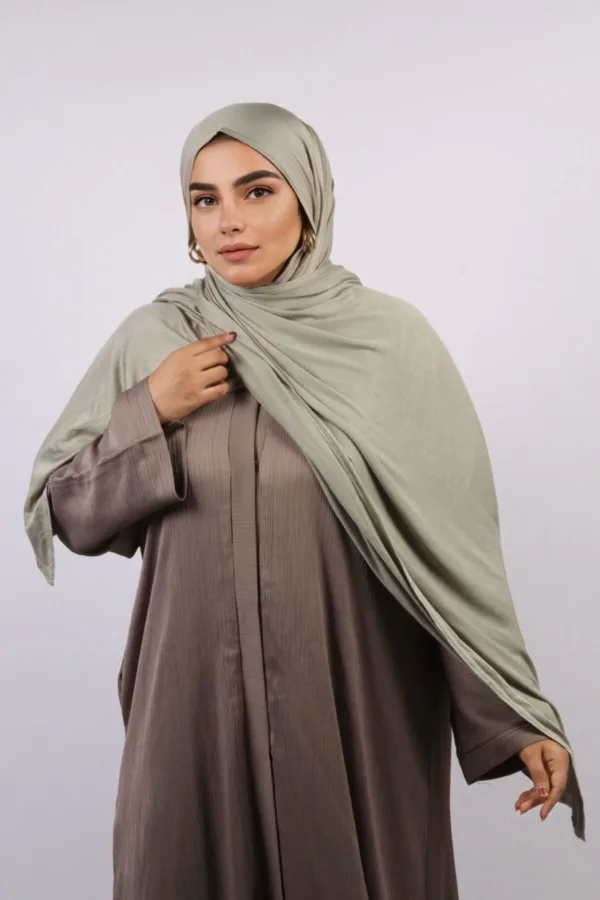 9CD782D8-0577-48F7-A907-0E37B3EF9B12.jpeg Mint Cream Classic Jersey Hijab - Image 1