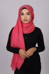 Pinklemonade Crinkled Cotton Hijab