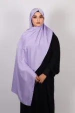 Dreamy Lavender Medina Silk Hijab - Image 2
