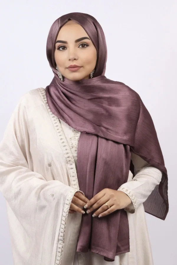 Bossynova Muna Satin Hijab - Image 1