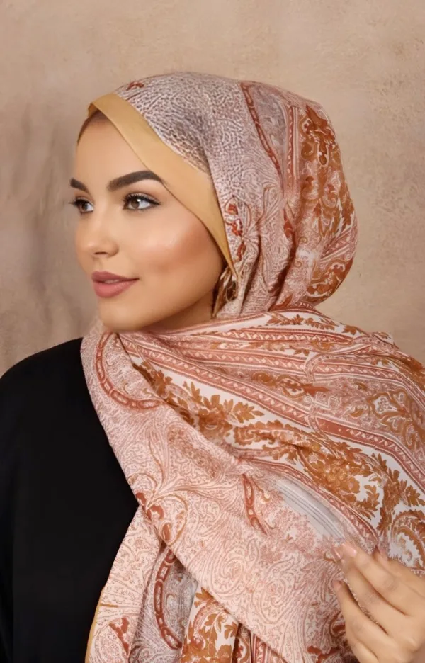 Pareeha Pashmina Prints Premium Viscose Hijab - Image 2
