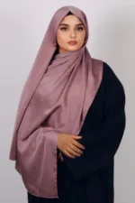 Rose Gold Medina Silk Hijab - Image 3