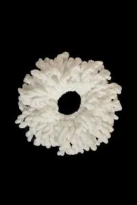 White Volumizing Scrunchie