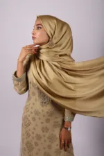 Soft Gold Muna Satin Hijab