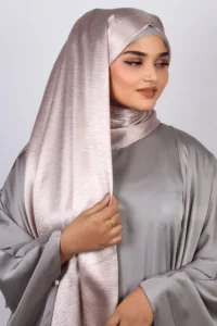 Damask Marble Satin Hijab
