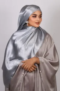 Arctic Sand Marble Satin Hijab