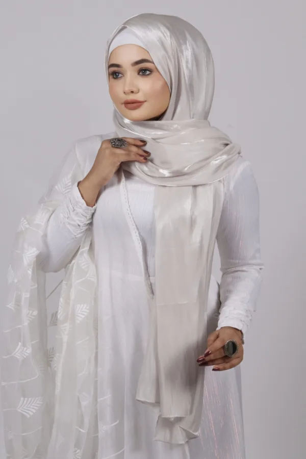 Porcelean Premium Organza Hijab - Image 2