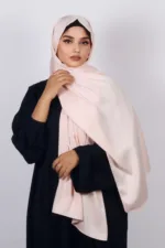 Blush Medina Silk Hijab - Image 2