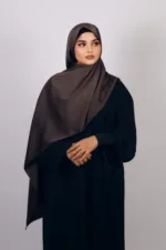Deep Trouffle  Medina Silk Hijab - Image 3