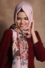 Blossom Floral Premium Viscose Hijab - Image 2