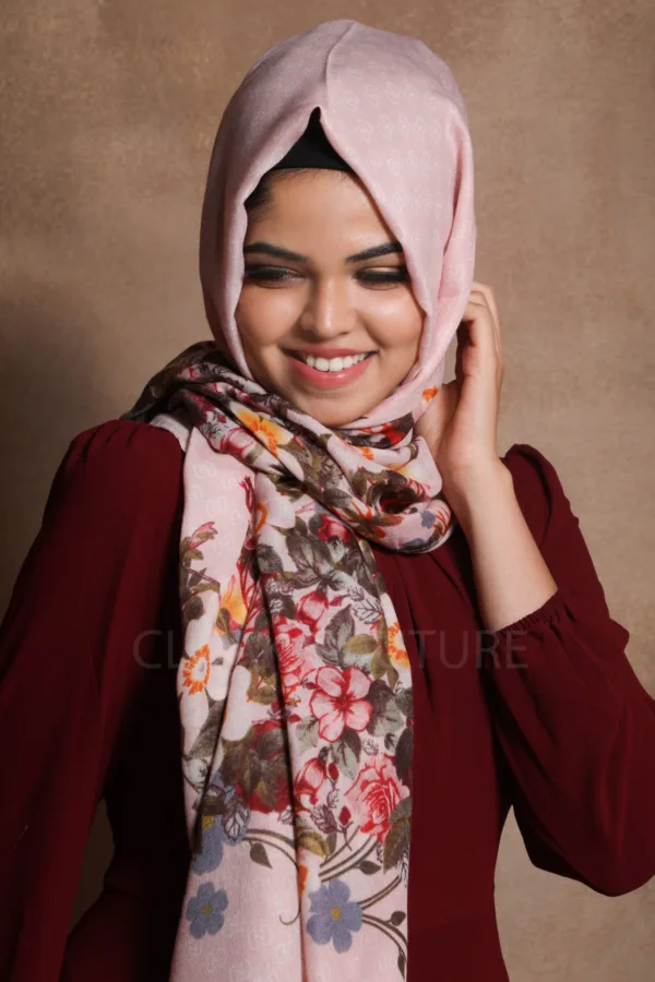 Blossom Floral Premium Viscose Hijab - Image 2