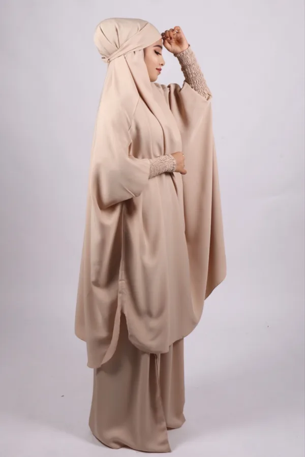 B0137119-0468-4E5D-928F-A7EC5C67077E.jpeg Haya Premium Nida Jilbab 3-Piece Set with Niqab - Souffle - Image 1