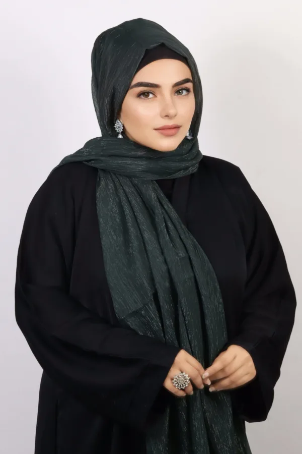 Serpenti Shimmer Chiffon Hijab - Image 3