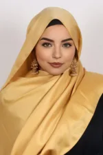 Gold Shimmer Viscose Hijab