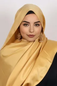 Gold Shimmer Viscose Hijab
