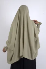 Duaa Easy Wear Prayer Namaz Makhna - Sage - Image 3