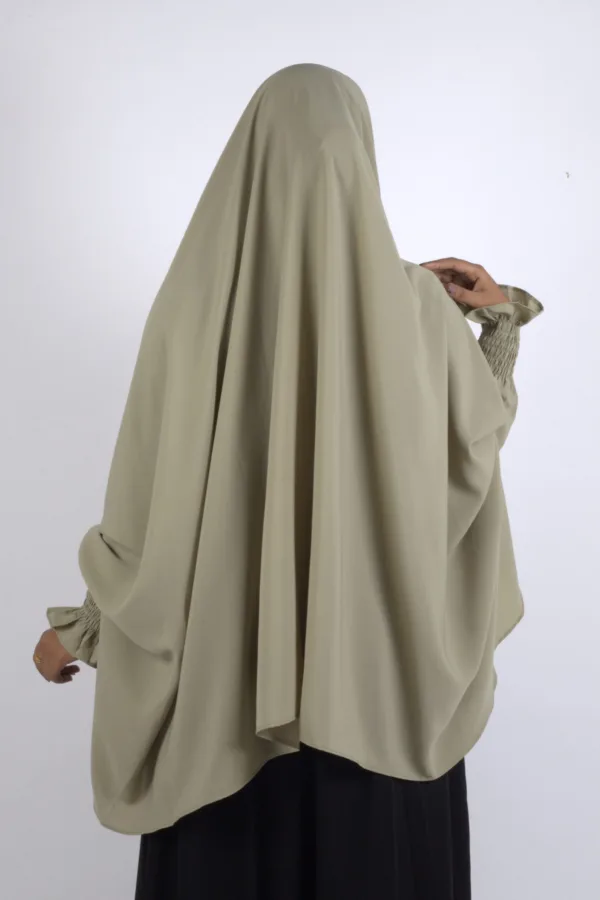 Duaa Easy Wear Prayer Namaz Makhna - Sage - Image 3