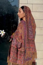 Guldasta Double Sided Pashmina Shawl - Image 3