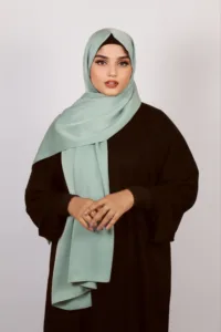 Turquoise Medina Silk Hijab