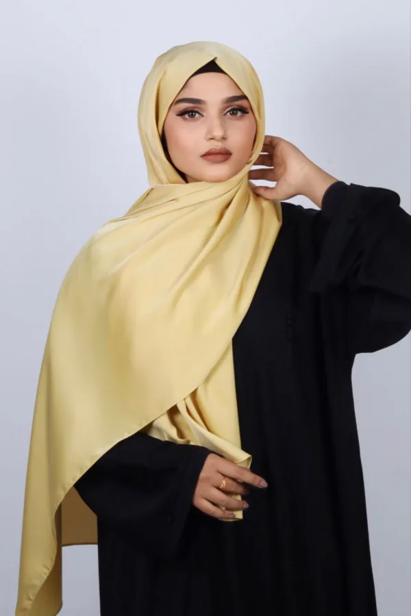 Mysore Gold Medina Silk Hijab - Image 3