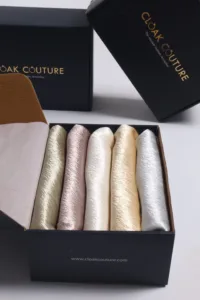 Demure Marble Satin Box (Set of 5)