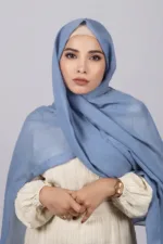 Denim Classic Cotton Hijab - Image 2