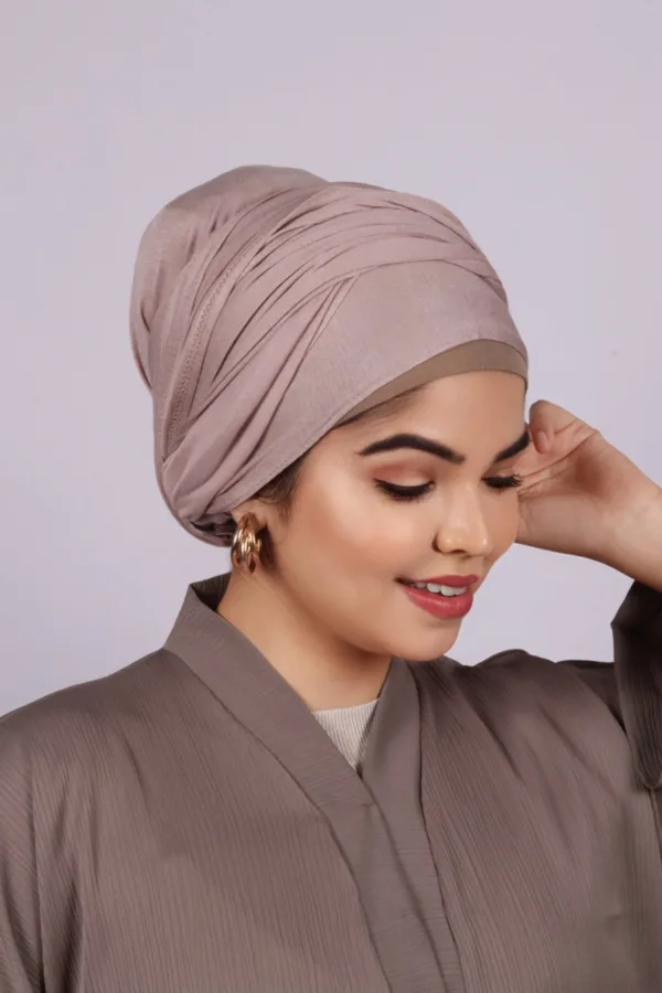 CE108C91-81E0-433C-BD51-1C51AF6374B9-1.jpeg Light Sepia Classic Jersey Hijab - Image 1