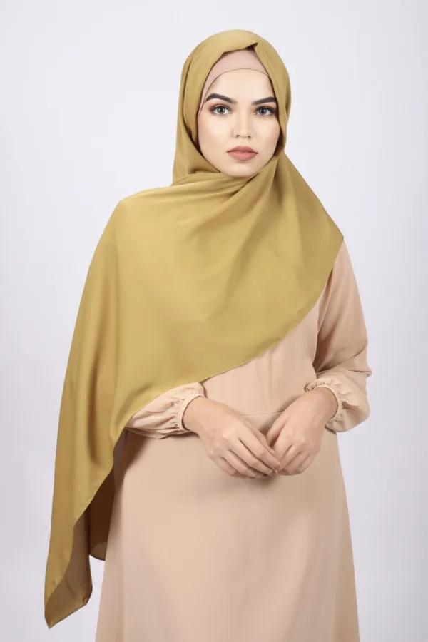 Golden Pear Korean Chiffon Hijab - Image 2