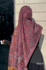 Guldasta Double Sided Pashmina Shawl - Image 4