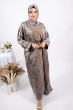 Empress 3-piece Luxury Emirati Abaya Set - Image 2