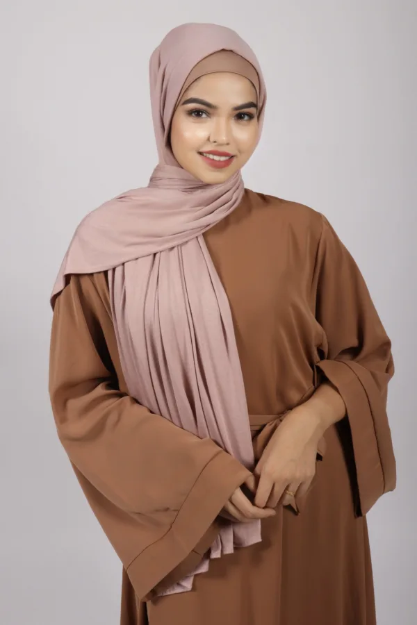 D32F6E24-62FD-46B4-B717-F128960ABBE5.jpeg Almond Milk Premium Jersey Hijab - Image 1