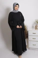 Eve Classic Abaya Dress - Black