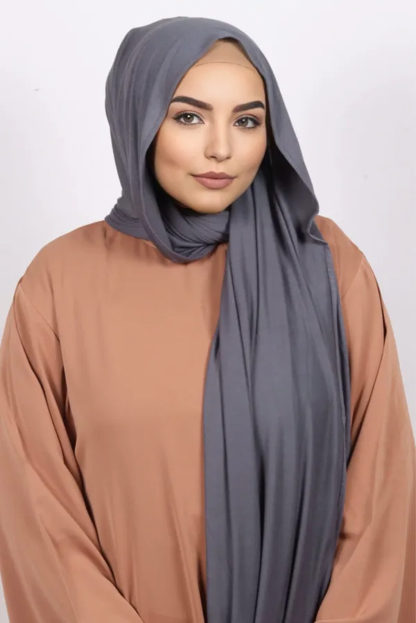 D5177A30-84A5-45F6-81E1-B70485BD049C-1.jpeg French Grey Premium Jersey Hijab - Image 1