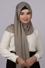 Greige Modal Hijab - Image 2