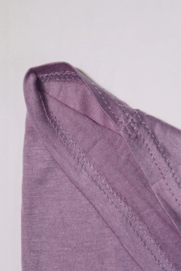 Lilac Jersey Cotton Tube Hijab Cap - Image 2