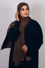 Chocogold Medina Silk Hijab - Image 2