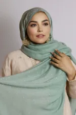 Mint Muse Cotton Stone Drop Hijab