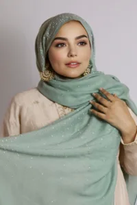 Mint Muse Cotton Stone Drop Hijab