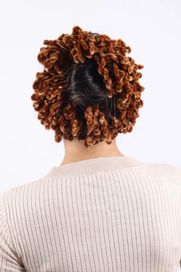 Coffee Volumizing Scrunchie - Image 1