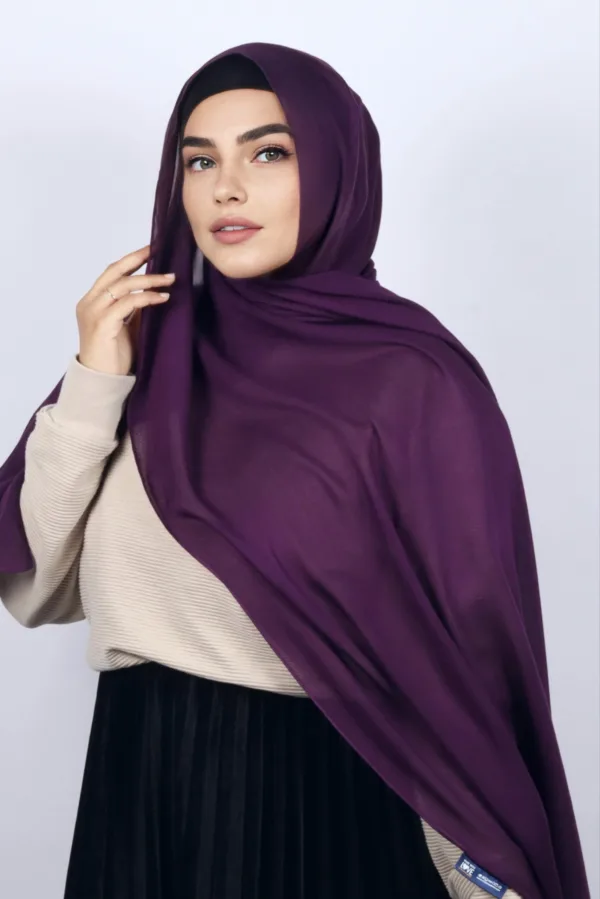 DA061003-E835-48AB-870D-9826E552ACEC-1.jpeg Plum Purple Modal Hijab - Image 1