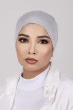 Ash Tieback Hijab Cap - Image 2