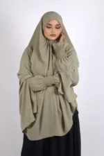 Duaa Easy Wear Prayer Namaz Makhna - Sage